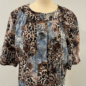 Animal Print Women's Top